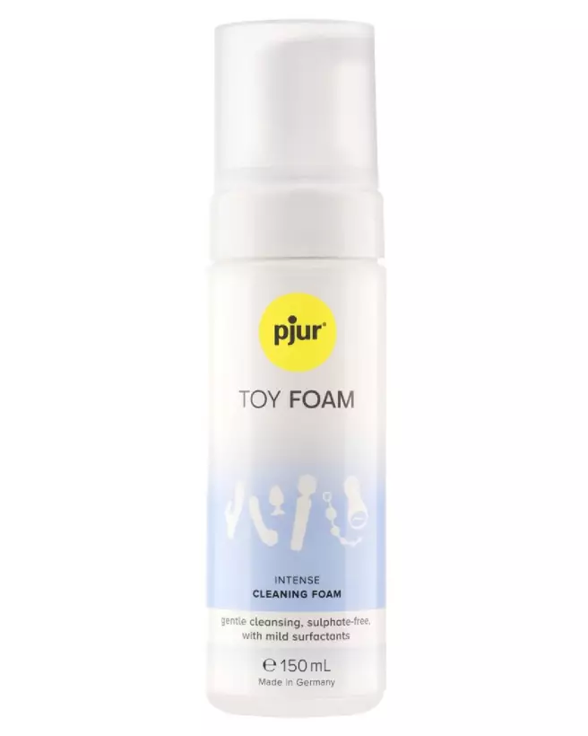 Nettoyant Sextoys pjur Toy Foam 150 ml pour une propreté impeccable-1