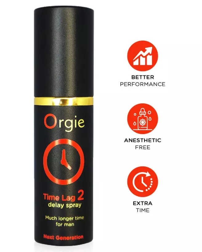Image du spray retardateur Time Lag 2 de Orgie pour contrôle de l'éjaculation-4