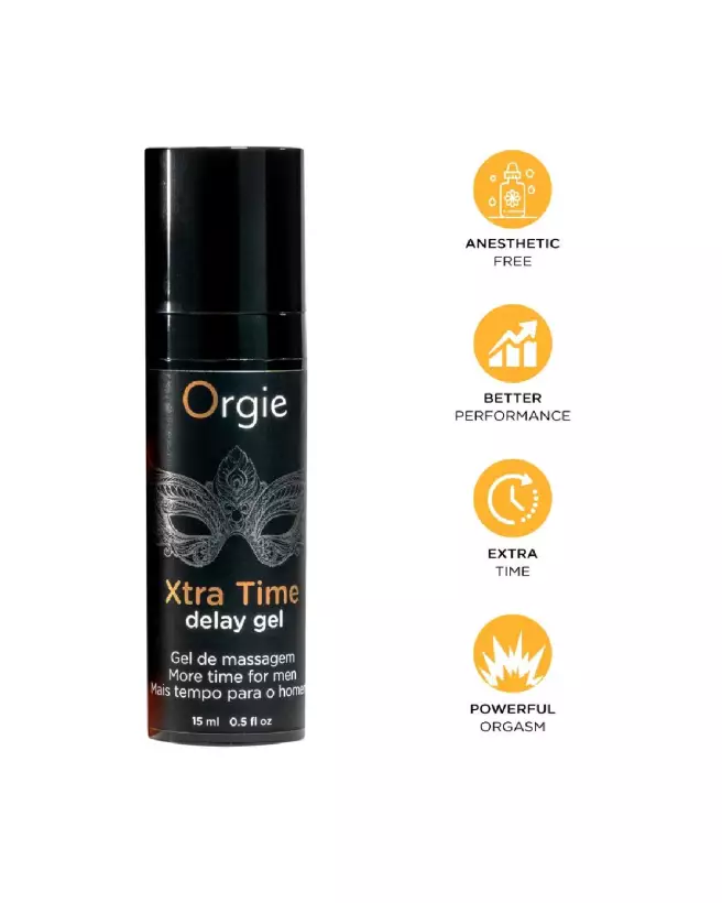 Gel Orgie Xtra Time Delay 15 ml pour retarder l'éjaculation-4