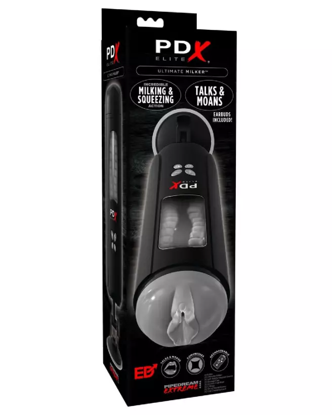Image du PDX Elite Ultimate Milker, masturbateur de haute technologie pour expérience intense.-1