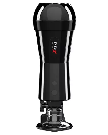 Image du PDX Elite Cock Compressor Vibr, masturbateur innovant et vibrant pour stimulation maximale-3
