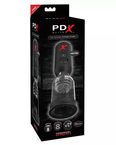 Image du masturbateur PDX Elite Tip Teazer Power Pump, expérience de plaisir intense-1