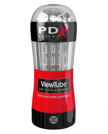 Image du PDX Elite Viewtube Stroker, masturbateur masculin transparent-1