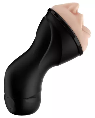 PDX Elite Vibrating Stroker vue de face pour plaisir intense-3
