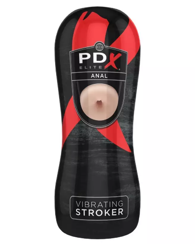 PDX Elite Vibrating Anal Stroker pour stimulation intense-2