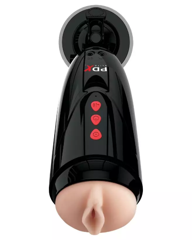 Image du masturbateur PDX Elite Dirty Talk Starter Stroker, sextoy interactif pour homme-2