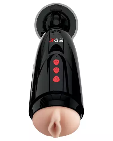 Image du masturbateur PDX Elite Dirty Talk Starter Stroker, sextoy interactif pour homme-2