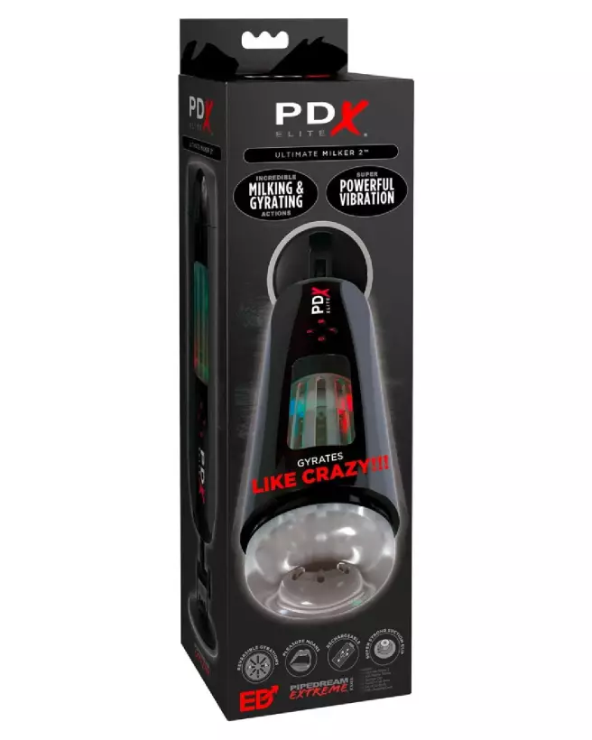 Image du PDX Elite Ultimate Milker 2, masturbateur haut de gamme pour expérience intense-1