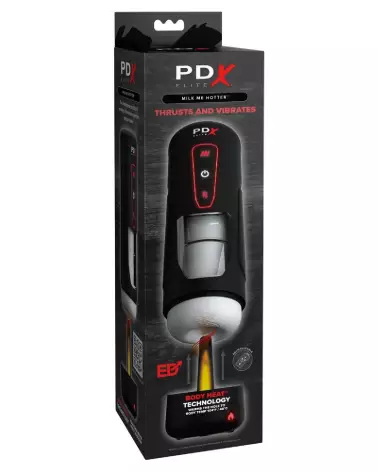 Image du PDX Elite Milk Me Hoter Black, masturbateur de haute qualité et performance-1
