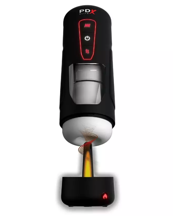 Image du PDX Elite Milk Me Hoter Black, masturbateur de haute qualité et performance-2