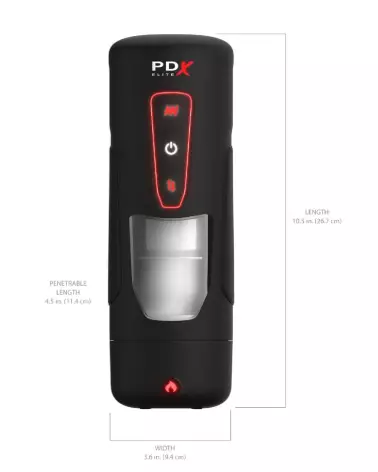 Image du PDX Elite Milk Me Hoter Black, masturbateur de haute qualité et performance-6