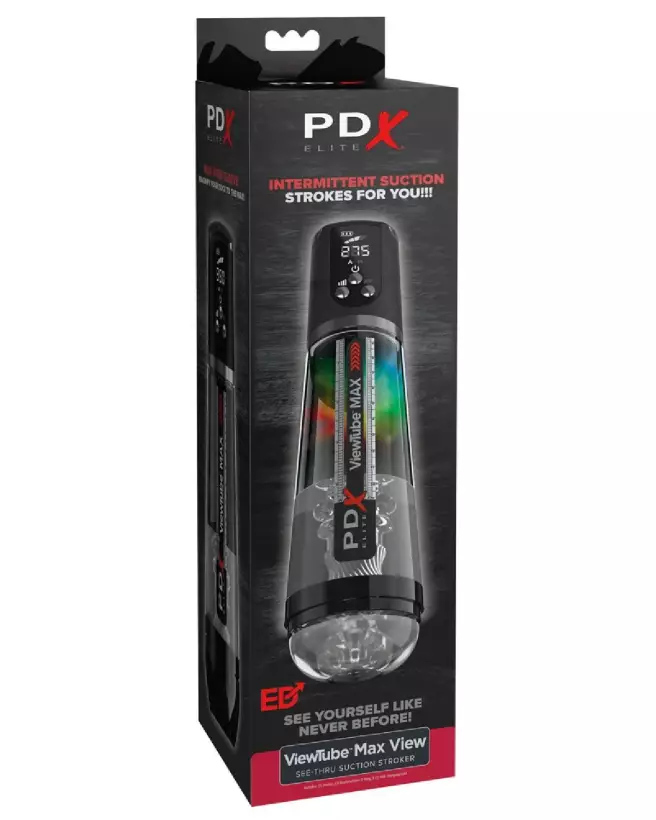Image du PDX Elite ViewTube MAX Black, masturbateur de haute technologie-1