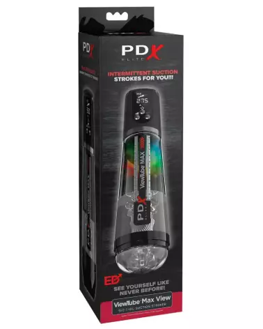 Image du PDX Elite ViewTube MAX Black, masturbateur de haute technologie-1
