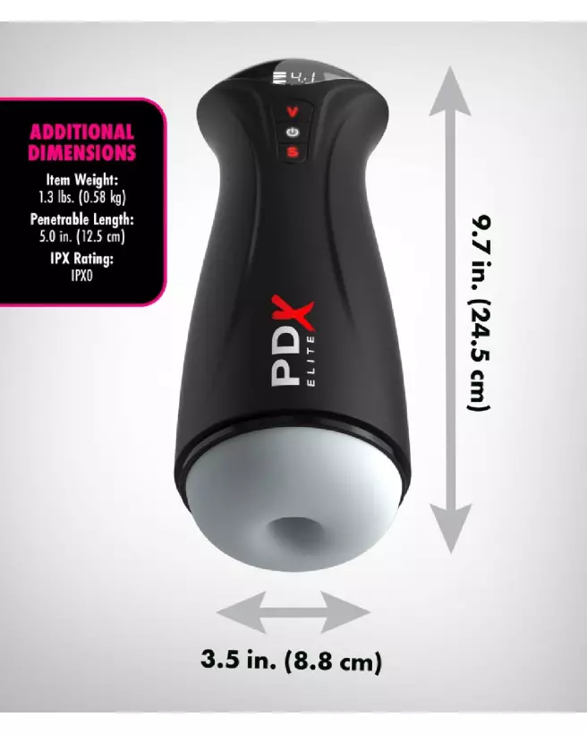 Image du Masturbateur PDX Elite Fap-Gasm Frosted pour une expérience de plaisir intense-5