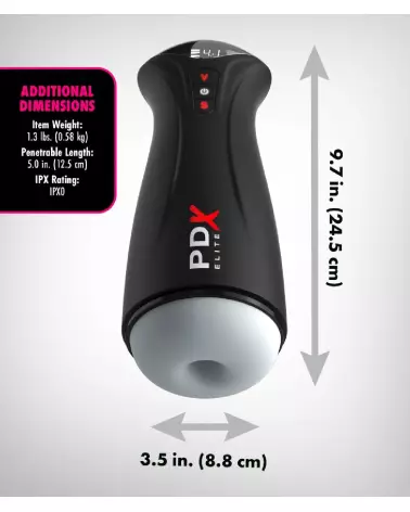 Image du Masturbateur PDX Elite Fap-Gasm Frosted pour une expérience de plaisir intense-5