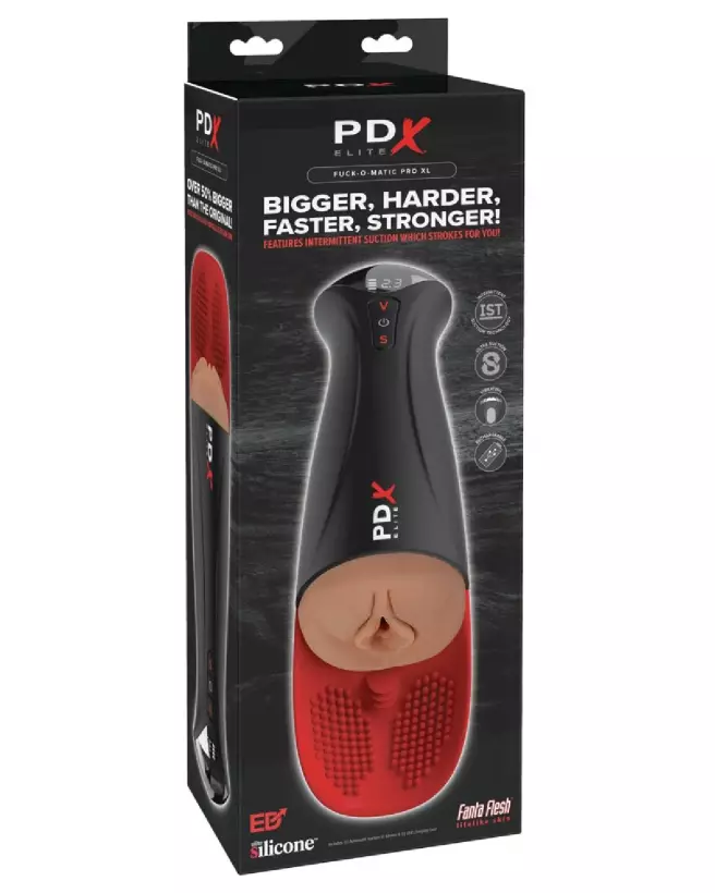 Image du PDX Elite Fuck-O-Matic Pro XL Brown, masturbateur réaliste haute performance-1