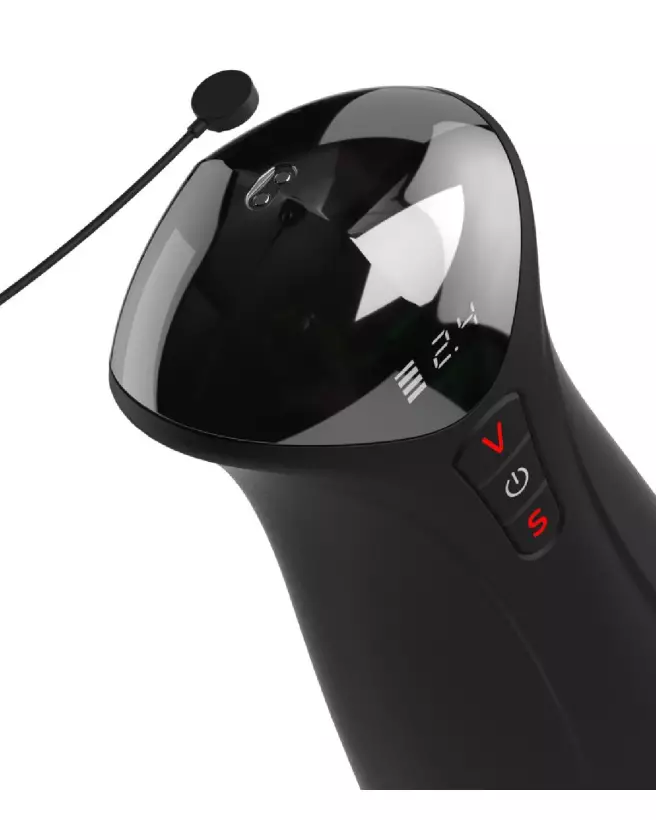 Masturbateur PDX Elite Fap-O-Matic Pro XL White en action, sensation réaliste et conception ergonomique-5