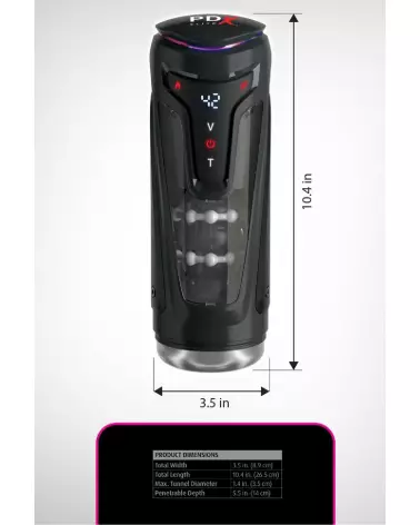 Image du PDX Elite Moto-Bator Pro Light, masturbateur automatique de haute technologie-7