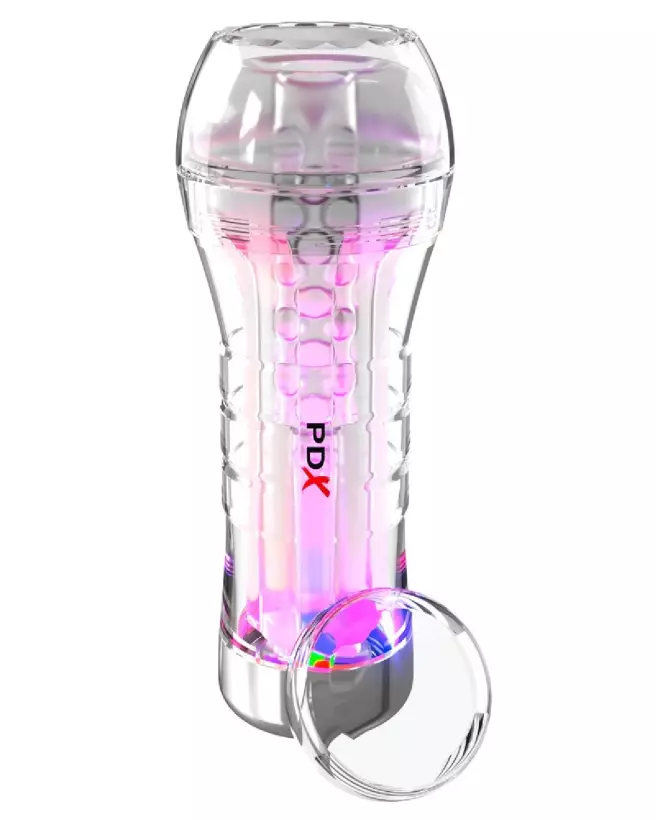 Image du masturbateur PDX Elite ViewTube XXL See-Thru Cle, design transparent et ergonomique-2