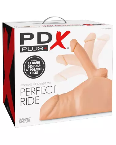 Image du masturbateur PDX Plus Perfect Ride Light, texture réaliste et design ergonomique pour plaisir maximal-1