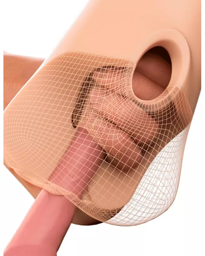 Image du masturbateur PDXP Double Pounder Vibrating de PDX Plus, sensation réaliste et vibrations puissantes-6