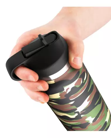 Masturbateur PDX Plus FapFlask Happy Camper Fros en action-4
