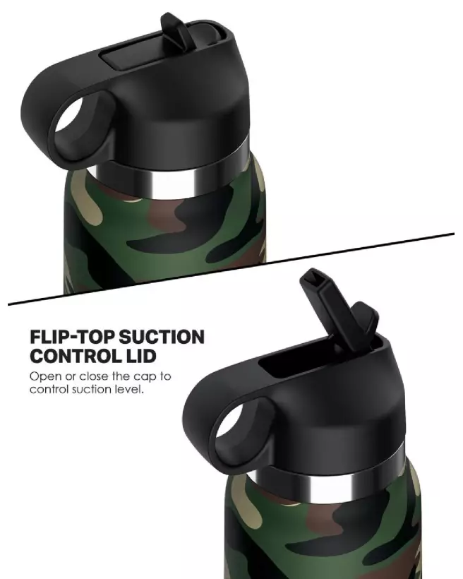 Masturbateur PDX Plus FapFlask Happy Camper Fros en action-5