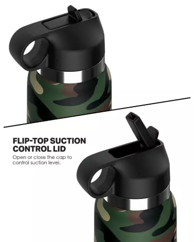 Masturbateur PDX Plus FapFlask Happy Camper Fros en action-5