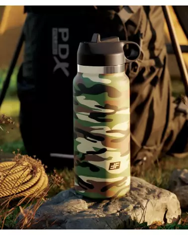 Masturbateur PDX Plus FapFlask Happy Camper Fros en action-6