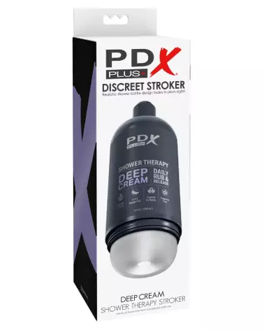Image du Masturbateur PDX Plus Shower Therapy Deep Cream, sensation réaliste et intense-1