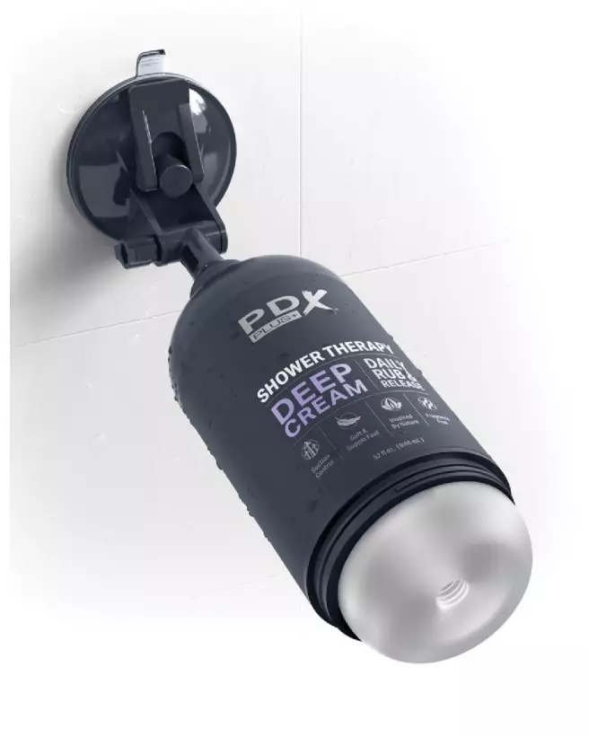 Image du Masturbateur PDX Plus Shower Therapy Deep Cream, sensation réaliste et intense-4