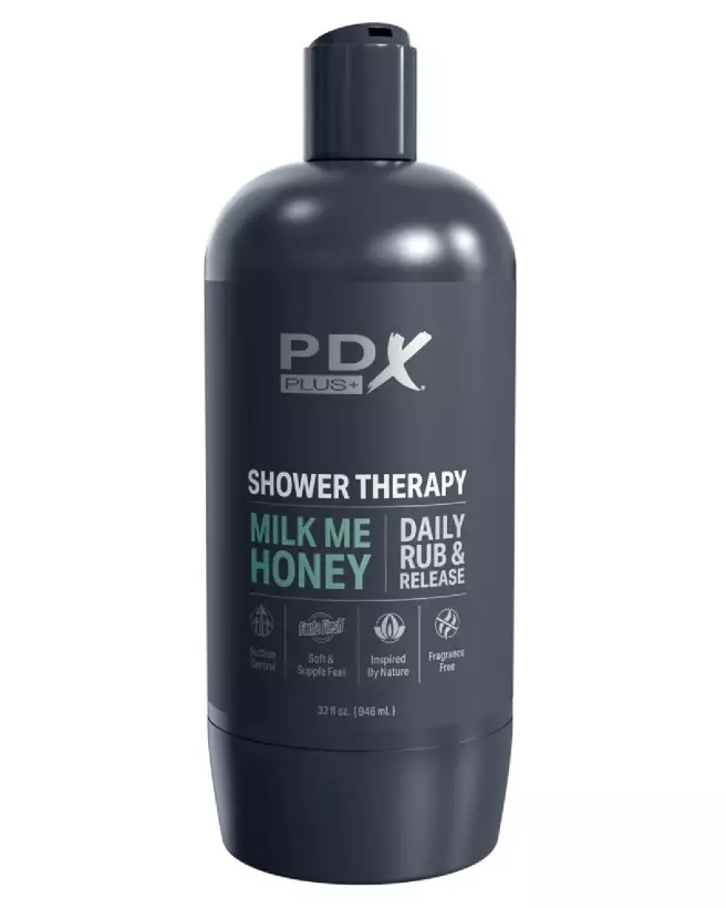 Masturbateur PDX Plus Shower Milk Me Honey Light en action-3