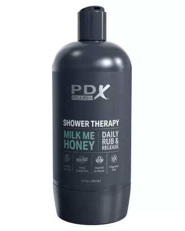 Masturbateur PDX Plus Shower Milk Me Honey Light en action-3