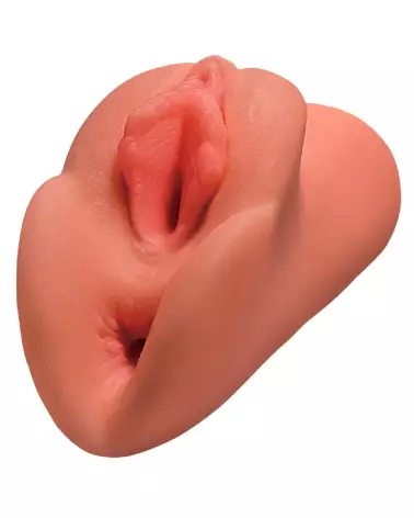 Image du PDX Plus PP Double Stroker Tan, masturbateur réaliste et durable-2