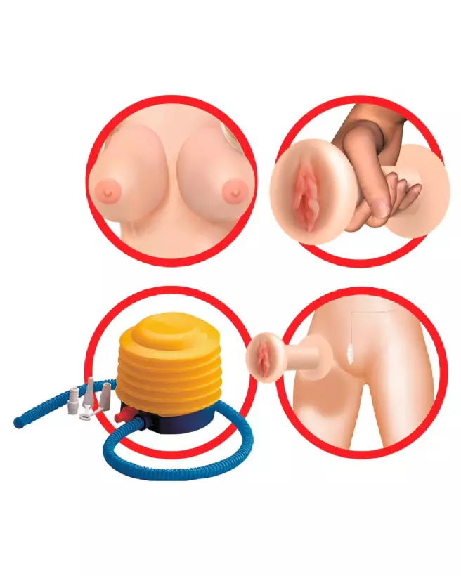 Poupée Pipedream Extreme Dollz PED Agent 69 réaliste et durable en silicone de haute qualité-4