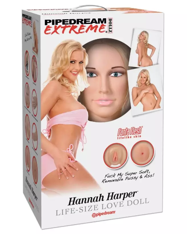 Image de la poupée gonflable PED Hannah Harper Life-Size par Pipedream Extreme Dollz-1
