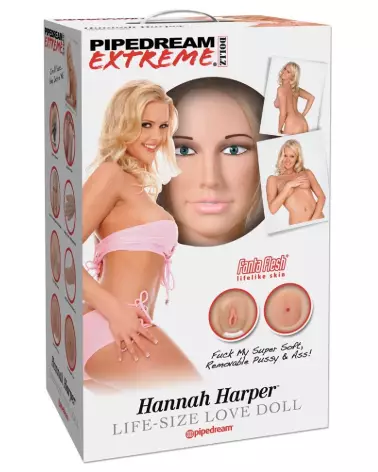 Image de la poupée gonflable PED Hannah Harper Life-Size par Pipedream Extreme Dollz-1