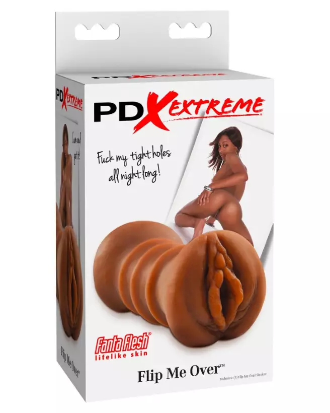 Image du Masturbateur PET Flip Me Over Brown de Pipedream Extreme Toyz - Texture Réaliste et Design Discret-1