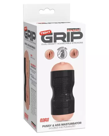 Image du Masturbateur PET Tight Grip Pussy&Ass de Pipedream Extreme Toyz, texture réaliste-1