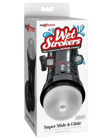 Image du masturbateur PDXE Wet Pussies Super Slide de Pipedream Extreme Toyz, sensation réaliste sans lubrifiant.-1