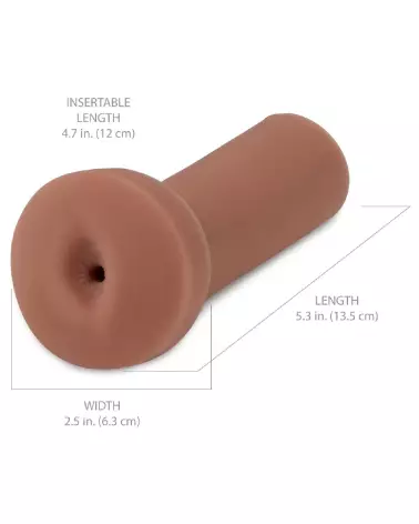 Image du Masturbateur PDXE Freshman Fuckslut Brown de Pipedream Extreme Toyz-5