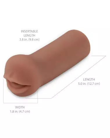 Masturbateur PDXE Coed Cocksucker Brown de Pipedream Extreme Toyz pour sensations réalistes-5