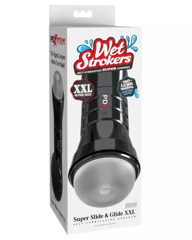 Masturbateur PDXE WetStroker Slide XXL Fros de Pipedream Extreme Toyz pour sensations intenses-1