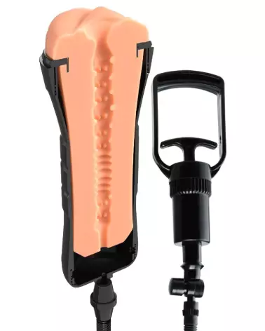 Masturbateur PDXE WetP SuperSucker XXL de Pipedream en action-5