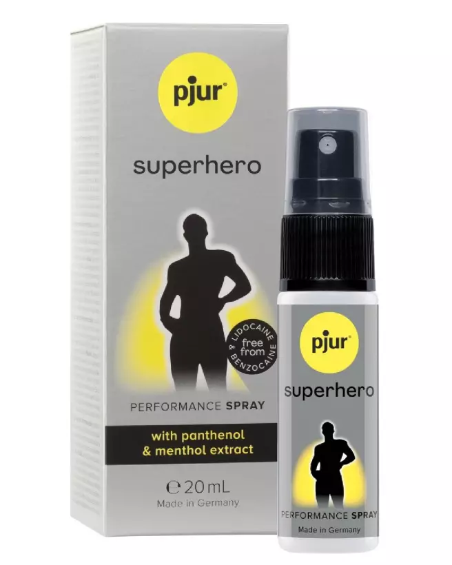 Pjur Superhero 20ml pour retarder l'éjaculation-1