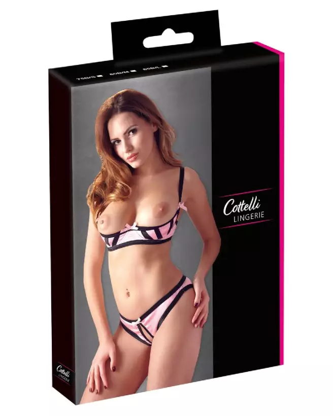 Shelf Bra Set 75B/S de Cottelli Lingerie en ensemble de lingerie élégant-1