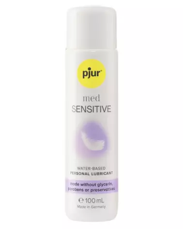 Image du lubrifiant pjur Med Sensitive Glide 100ml à base d'eau pour peaux sensibles-2