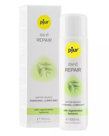 Pjur Med Repair Glide 100 ml lubrifiant à base d'eau hydratant pour peaux sensibles-1