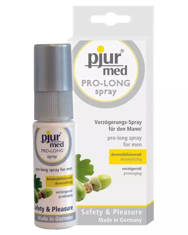 Spray retardateur Pjur med Pro-Long 20 ml pour améliorer l'endurance-4