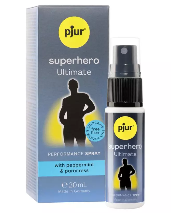Image du spray retardateur pjur superhero UltimateSpray20 pour améliorer l’endurance-1